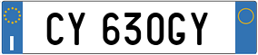 Truck License Plate